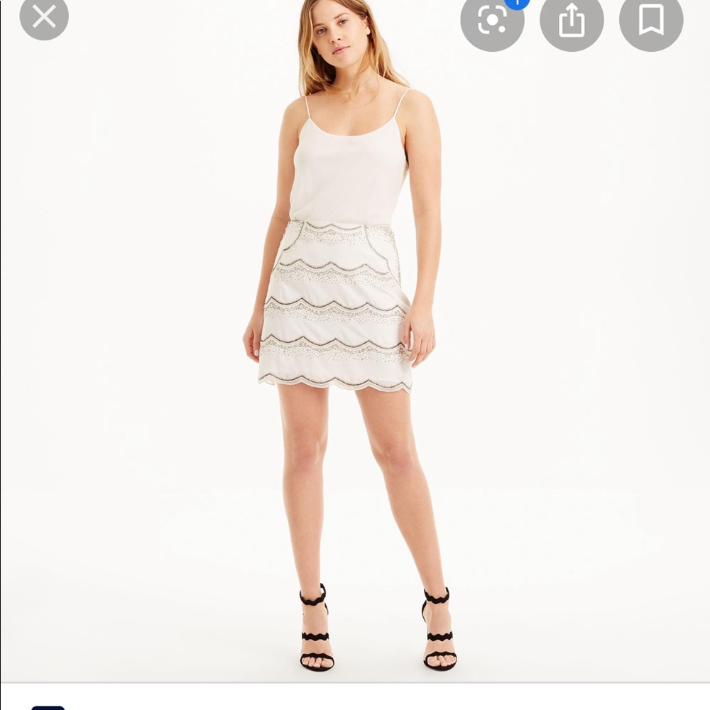 Club Monaco Embellished Skirt, 00